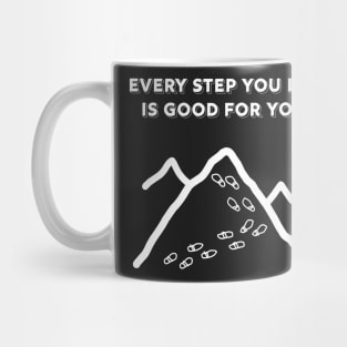 Mountain climbing motivation Mug